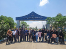 بازدید دانشجویان مهندسی بهداشت محیط از تصفیه خانه فاضلاب